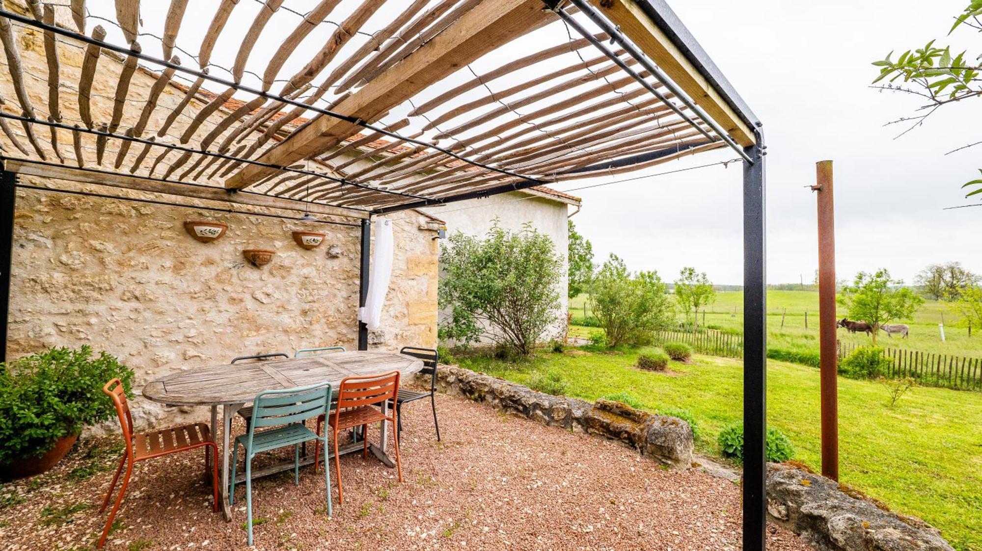 La Grange Des Anges Blanc (Dordogne) Exterior foto